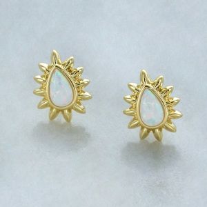 Earrings Pinkrevolver Jewelry Opal